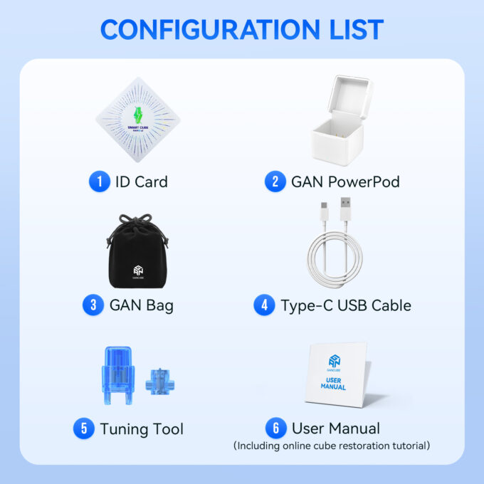 GAN 12 ui SP 3x3 Smart Cube (Standard PowerPod)