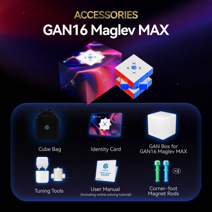GAN 16 Maglev Max UV 3x3